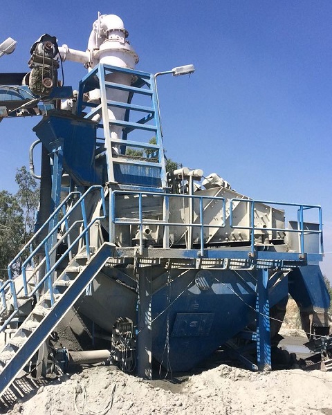 Hydrocyclone sand washing